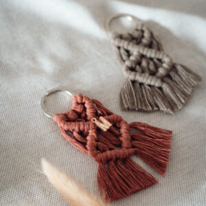 makramee schlüsselsanhänger
