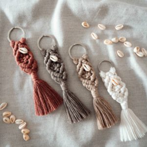 makramee schlüsselanhänger