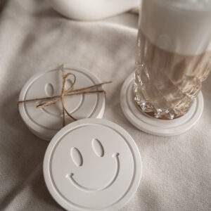 Smileyuntersetzer (2er Set)